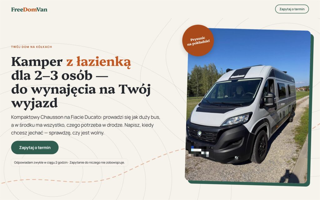 Strona freedomvan.pl